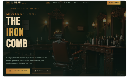The Best Mens Barbershop in George, Western Cape | The Iron Comb